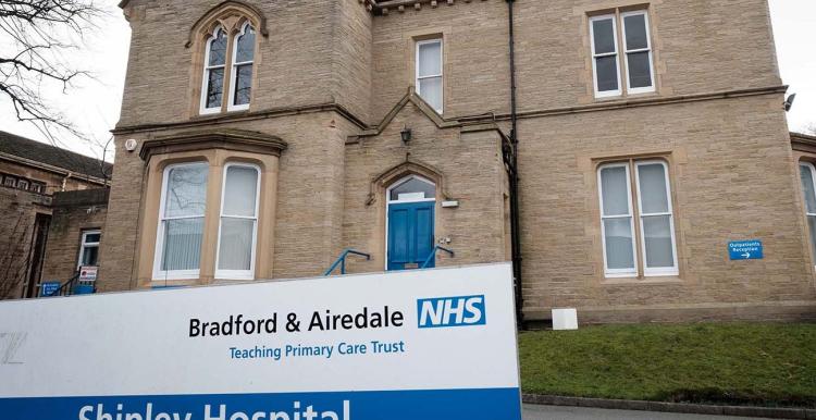 A photograph of the exterior of Shipley Hospital