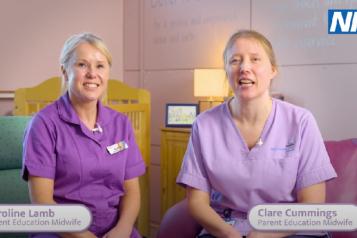 Still from the video "Safe sleep for babies: advice for parents and carers"